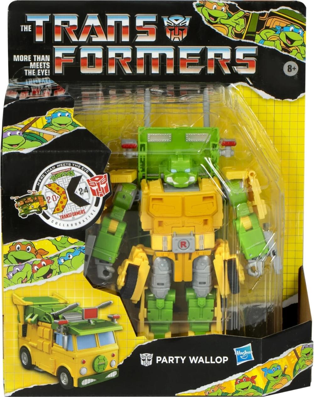 Transformers X Teenage Mutant Ninja Turtles Party Wallop Action Figure
