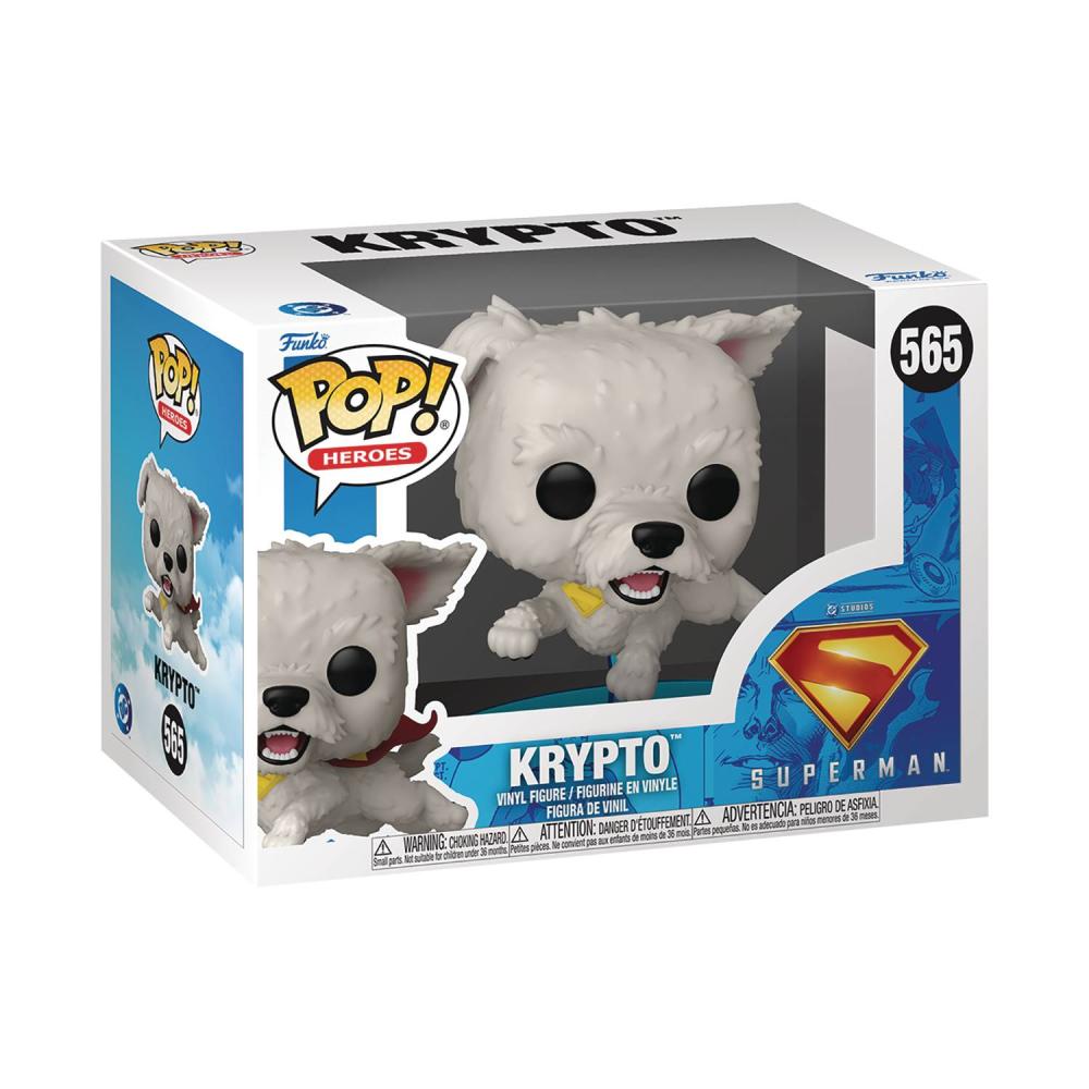 Pop DC Superman 2025 Krypto Vinyl Figure