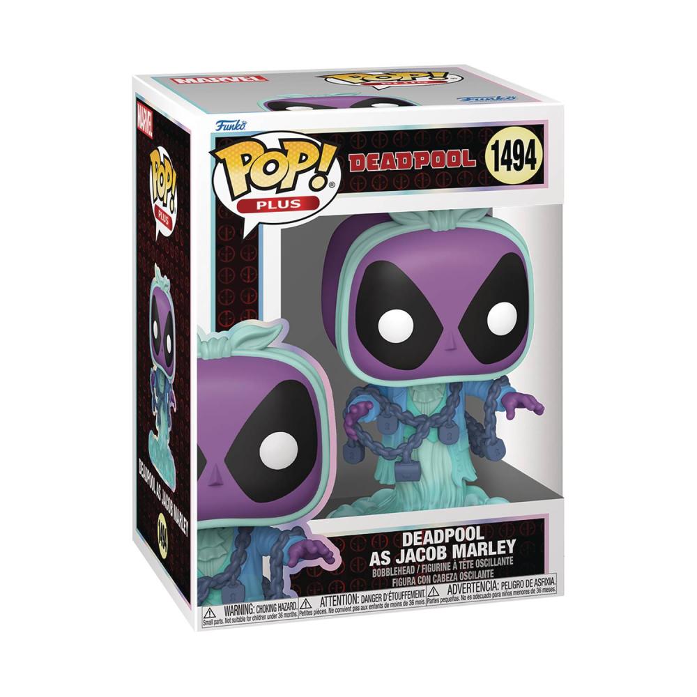 POP MARVEL DEADPOOL LITERARY CLASSICS JACOB MARLEY DEADPOOL VINYL FIGURE
