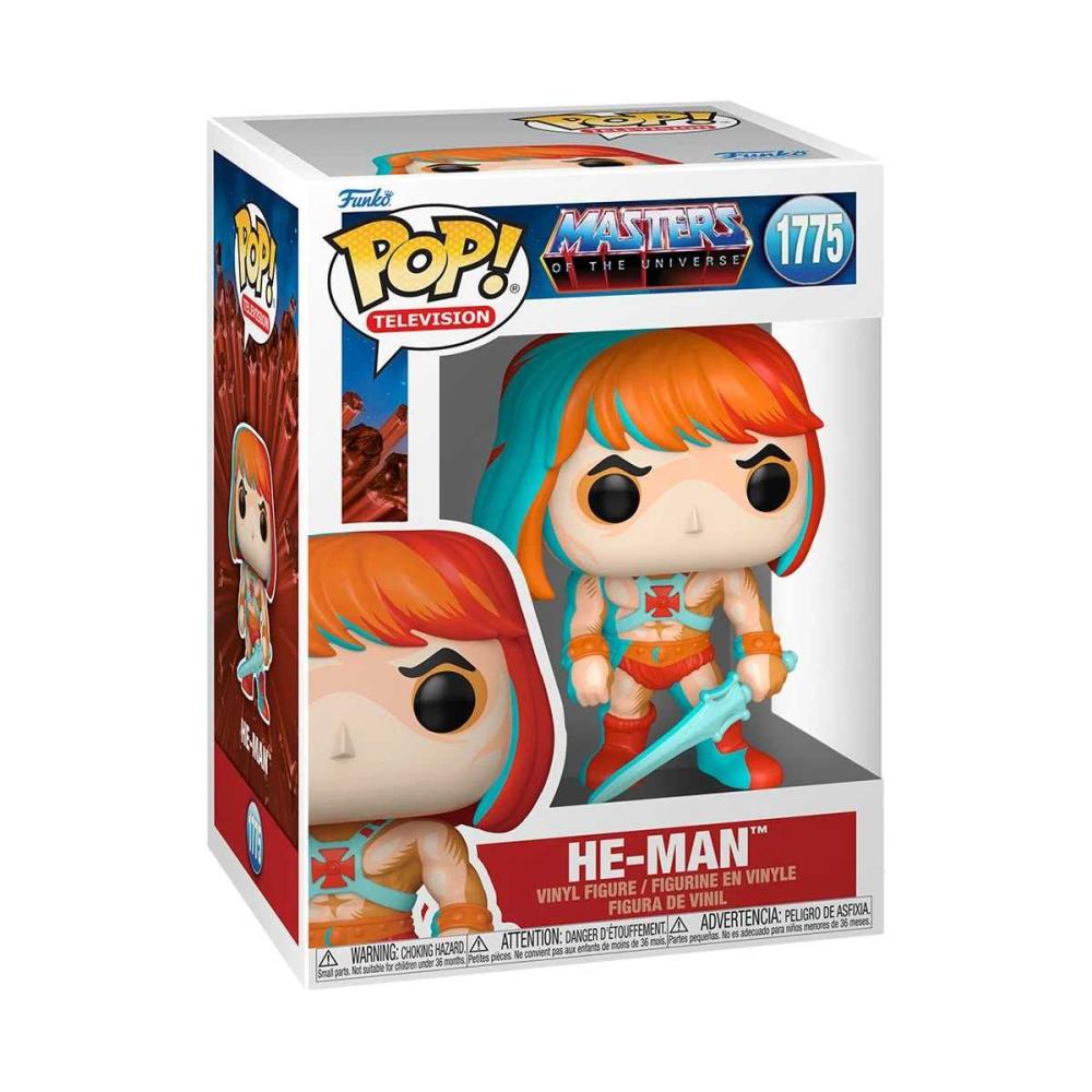 POP TELEVISION MASTERS OF THE UNIVERSE RETRO NEON HE-MAN VINYL FIGURE