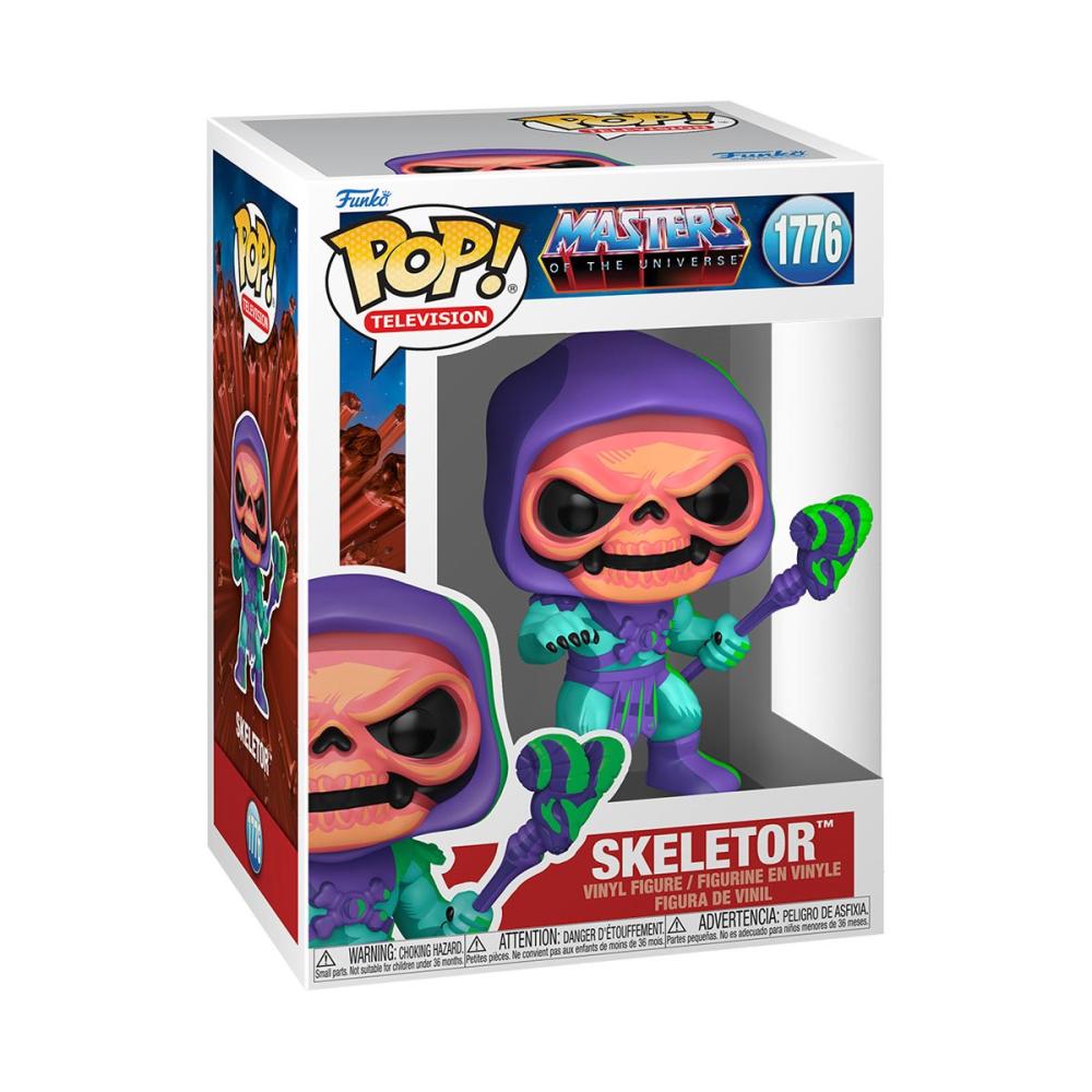 POP TELEVISION MASTERS OF THE UNIVERSE RETRO NEON SKELETOR VINYL FIGURE