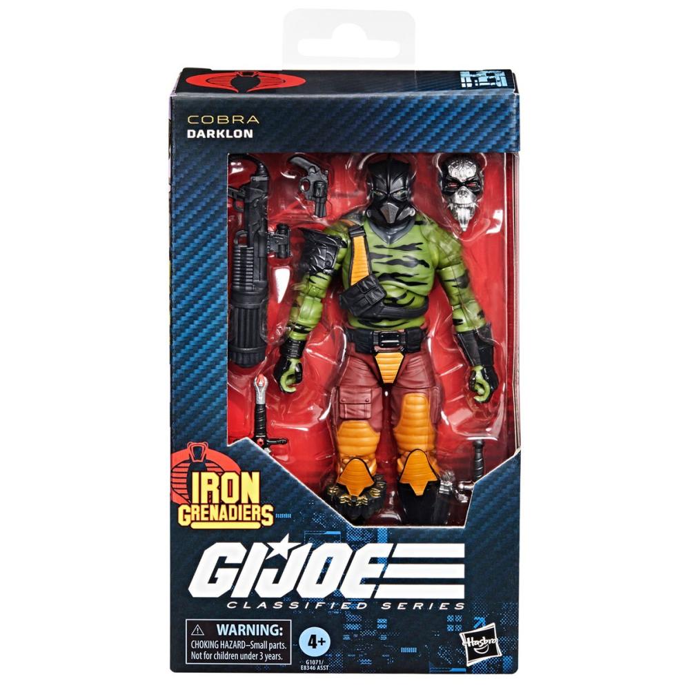 G.I. Joe Classified Series Iron Grenadiers Darklon Action Figure