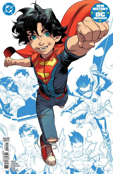 NEW HISTORY OF THE DC UNIVERSE #4 CVR B DAN MORA CARD STOCK VAR OF 4