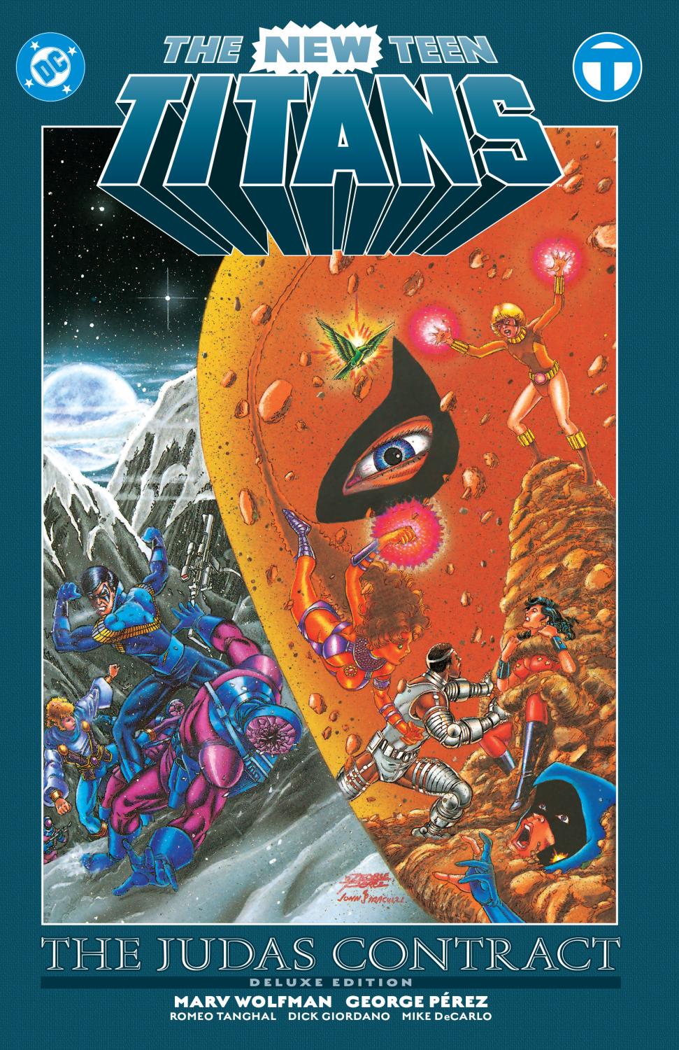 THE NEW TEEN TITANS THE JUDAS CONTRACT DELUXE EDITION HC