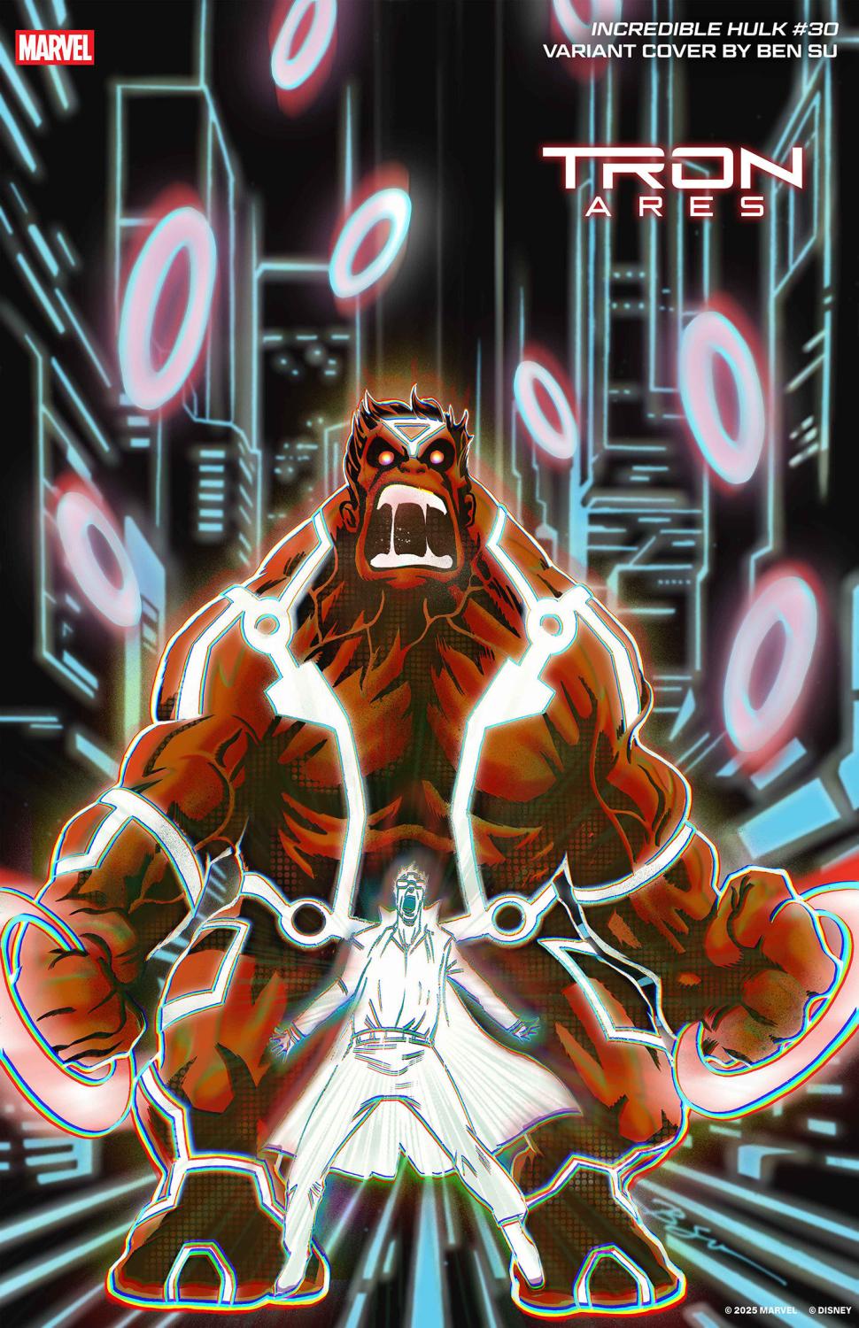 INCREDIBLE HULK #30 BEN SU TRON ARES VAR CVR E