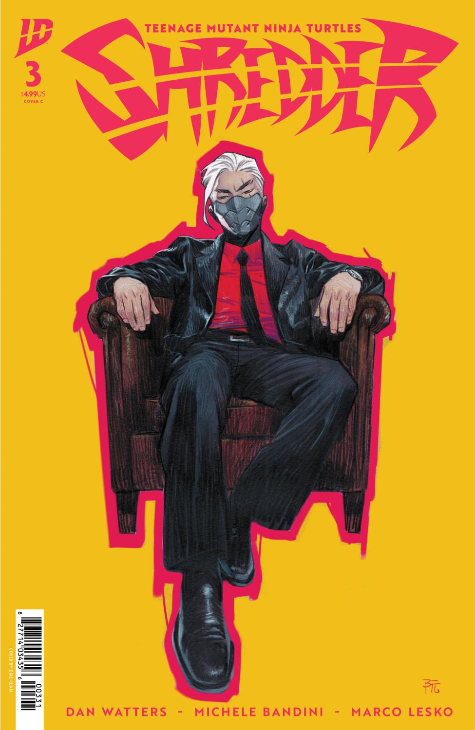 TEENAGE MUTANT NINJA TURTLES SHREDDER #3 VAR C RUAN CVR C