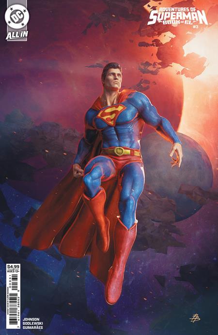ADVENTURES OF SUPERMAN BOOK OF EL #3 CVR C BJORN BARENDS CARD STOCK VAR OF 12