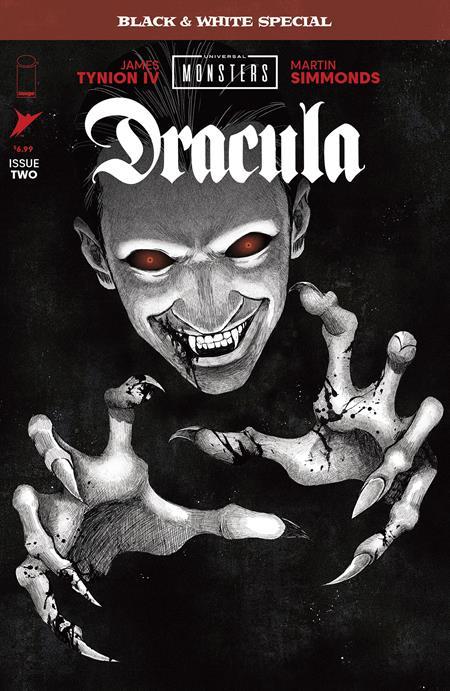 UNIVERSAL MONSTERS DRACULA BLACK AND WHITE SPECIAL #2 CVR B ANWITA CITRIYA VAR OF 2