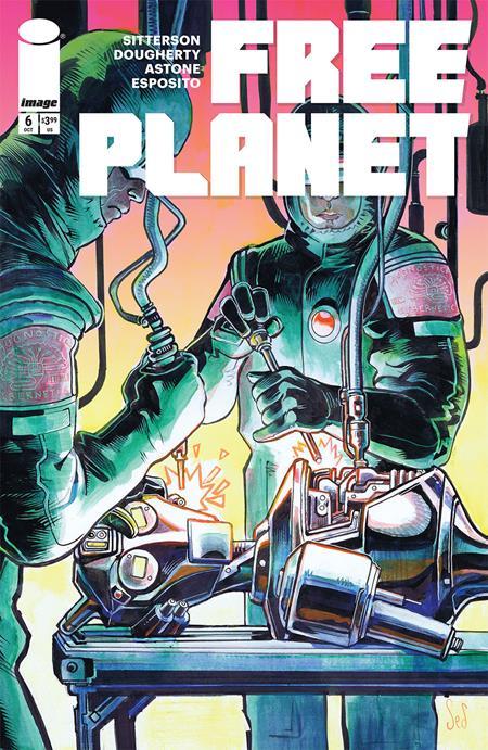 FREE PLANET #6 CVR B JED DOUGHERTY SURGERY VAR