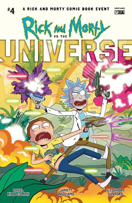 RICK AND MORTY VS THE UNIVERSE #4 CVR A DAVE BARDIN OF 4