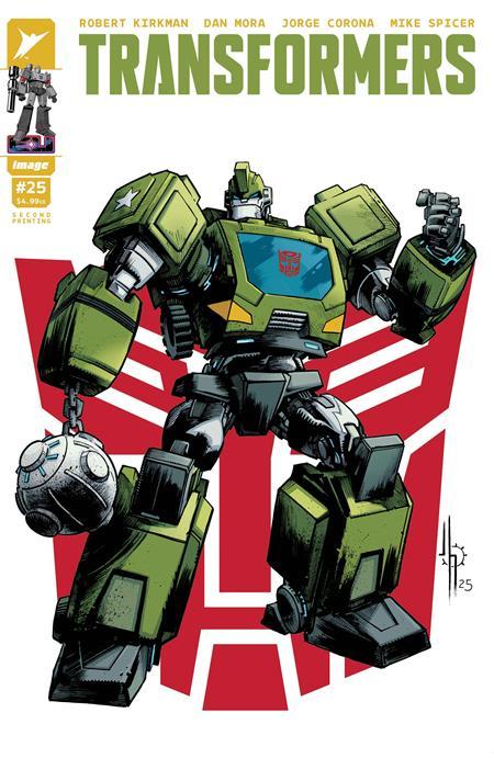 TRANSFORMERS #25 2ND PTG CVR B JASON HOWARD VAR