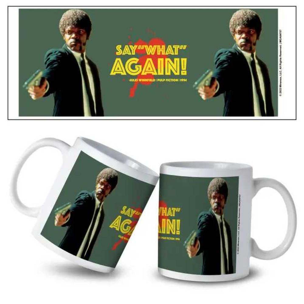 Pulp Fiction Say What Ceramic Mug
