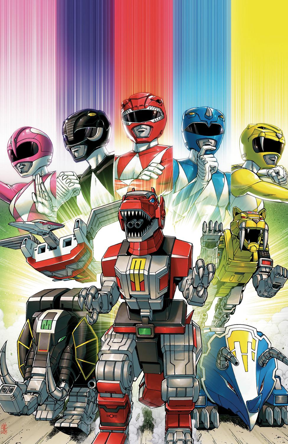 MIGHTY MORPHIN POWER RANGERS ZORD QUEST #1 F UNLIMITED VAR FULL ART COLLER CVR F