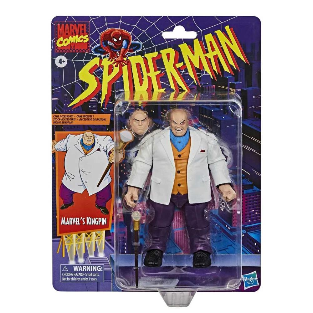 Marvel Legends Spider-Man Retro Kingpin Action Figure