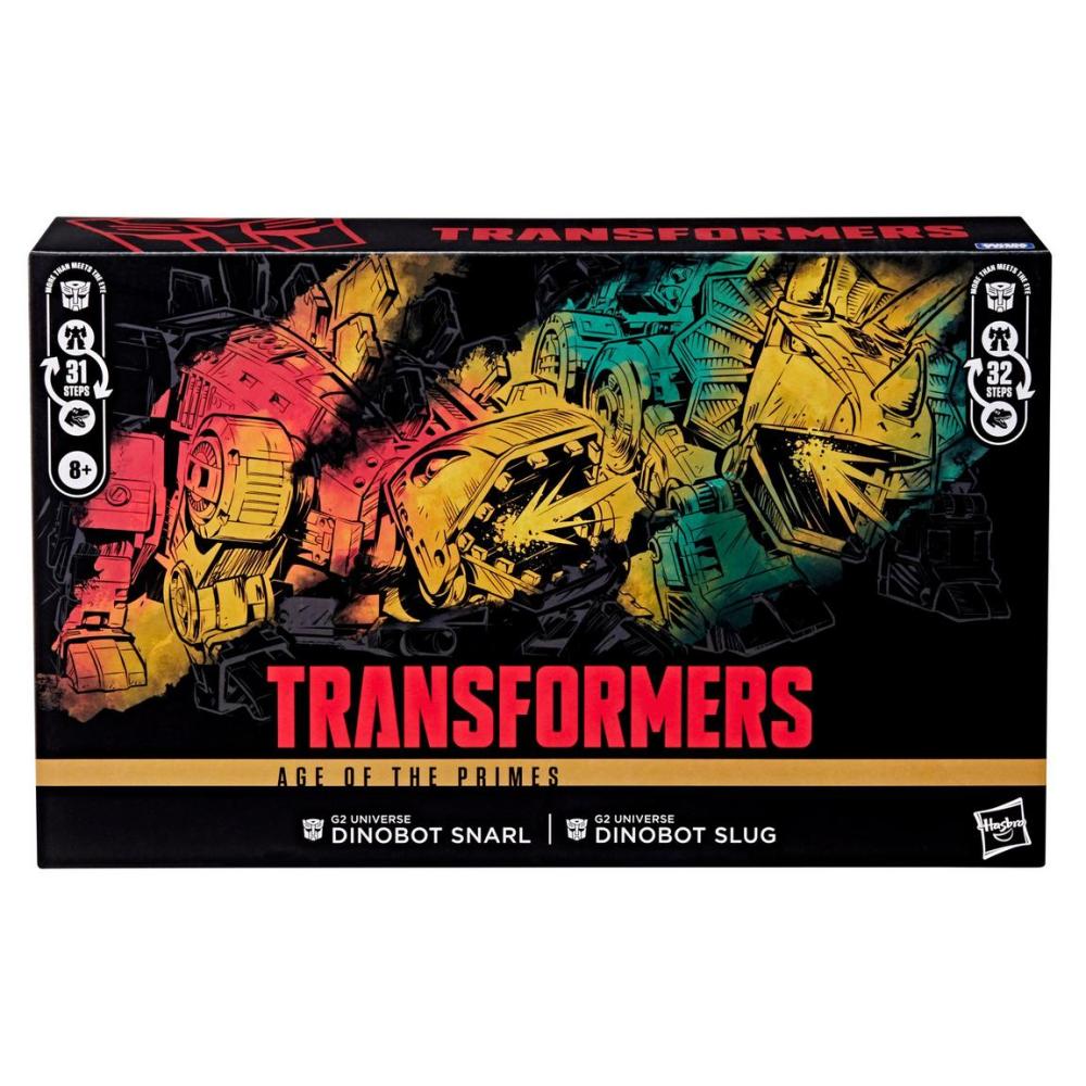 Transformers Age of the Primes G2 Universe Dinobot Slug and Dinobot Snarl Action Figure 2-Pack