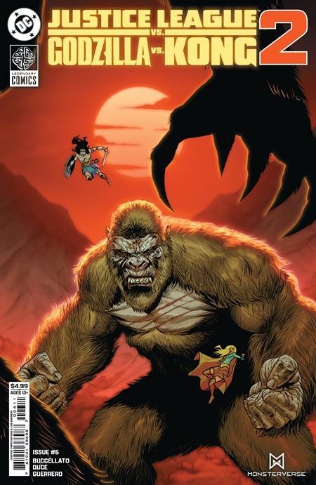 JUSTICE LEAGUE VS GODZILLA VS KONG 2 #6 CVR A CHRISTIAN DUCE OF 7