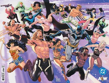 DC X AEW #1 CVR A LUCAS MEYER WRAPAROUND (OF 2)