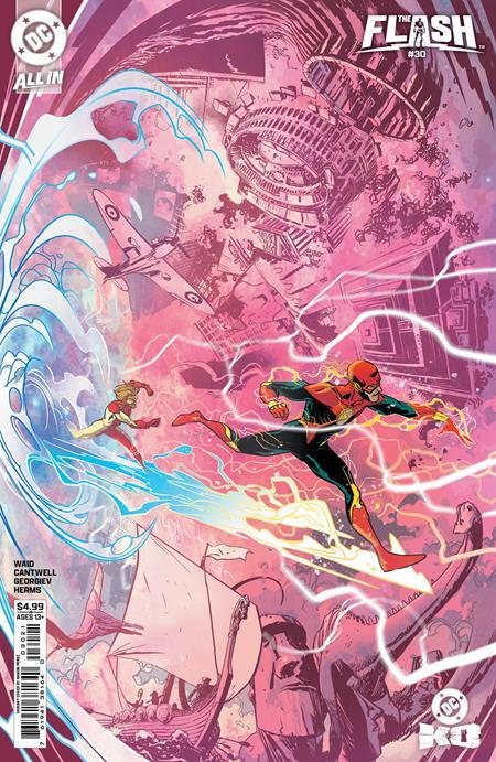 FLASH #30 CVR B RAMON PEREZ CARD STOCK VAR DC K.O.