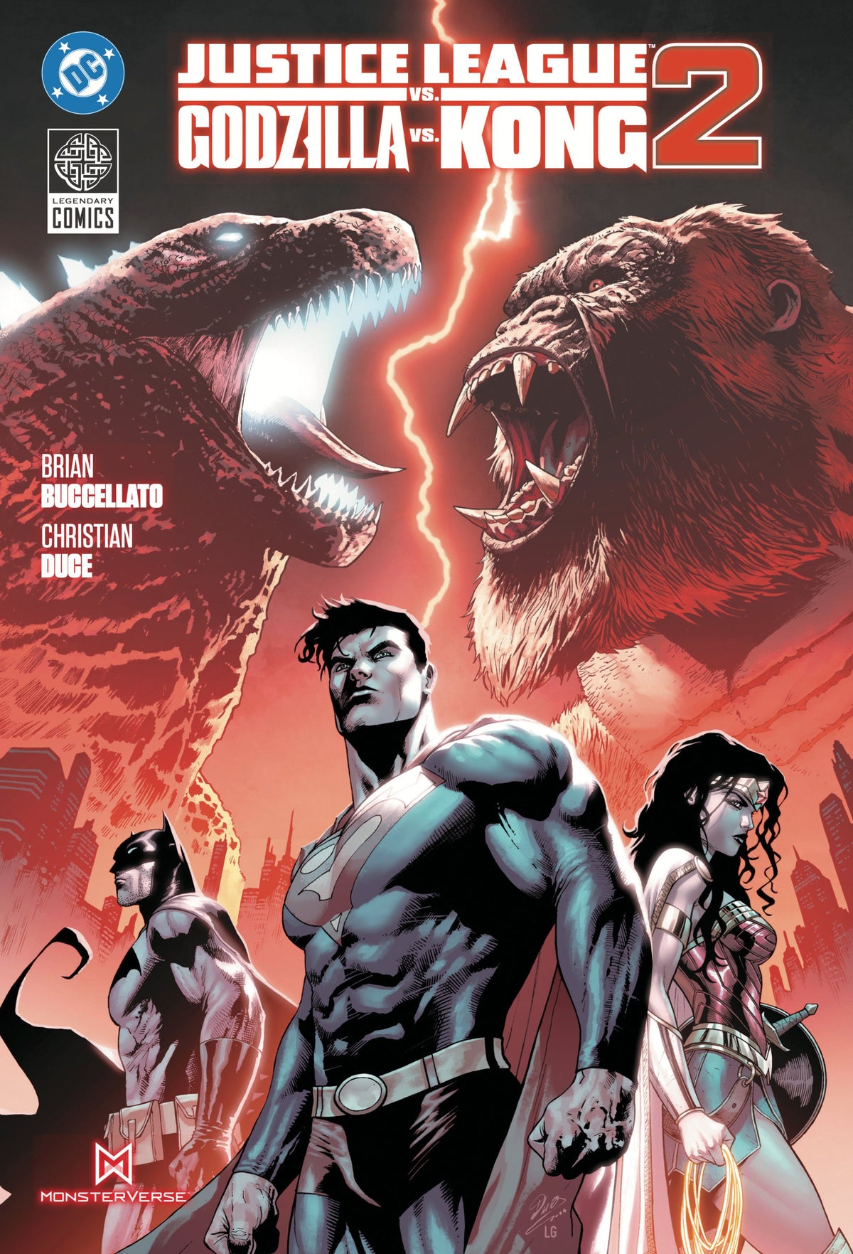 JUSTICE LEAGUE VS GODZILLA VS KONG 2 HC