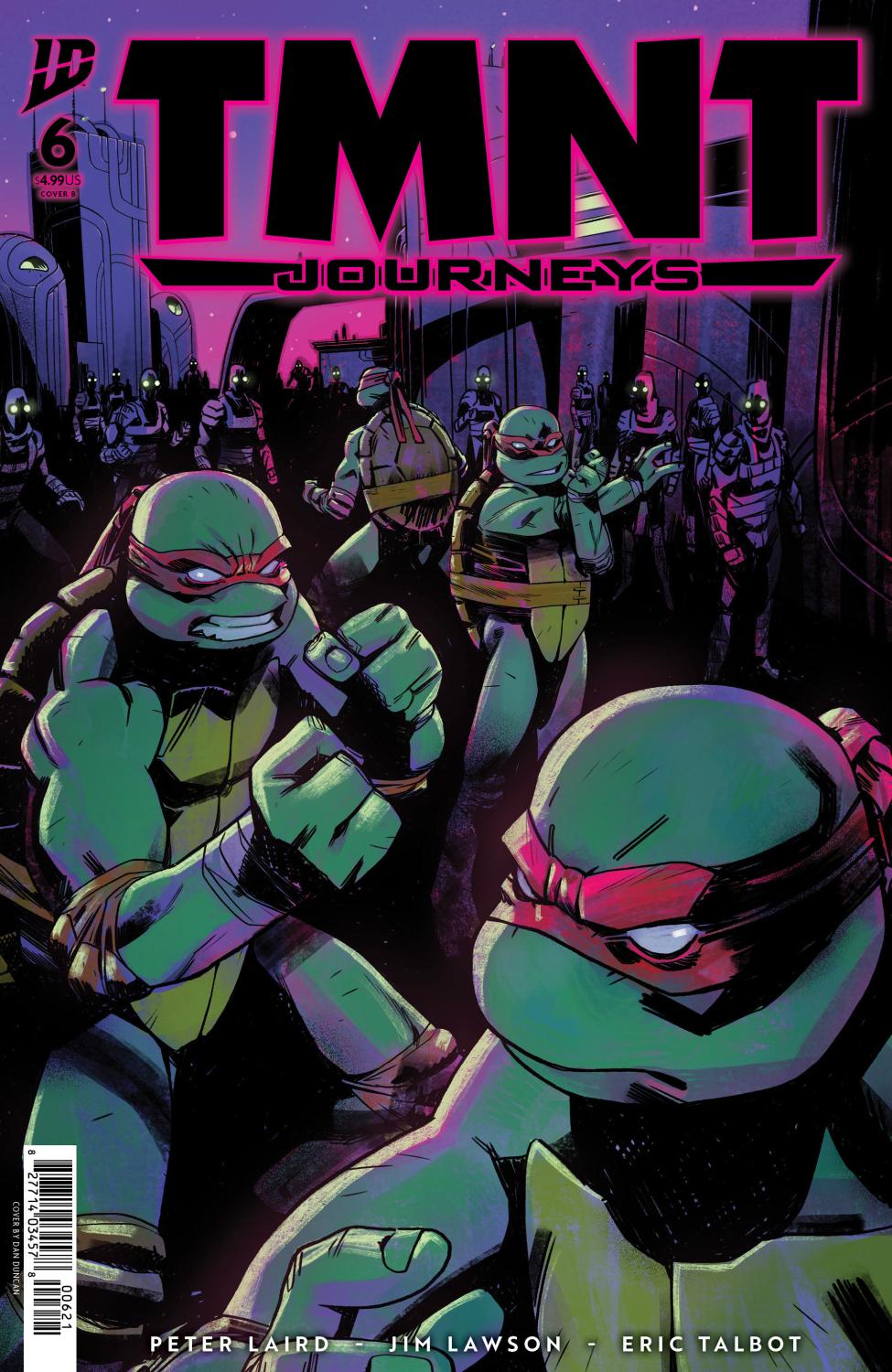 TMNT JOURNEYS #6 VAR B DUNCAN CVR B
