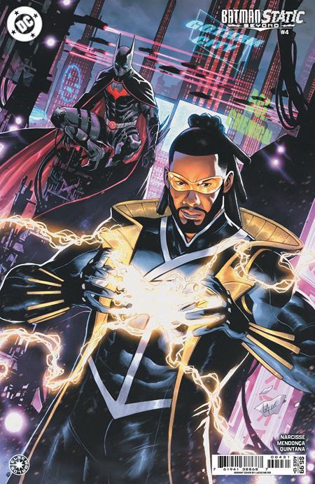 BATMAN STATIC BEYOND #4 CVR C LUCAS MEYER CARD STOCK VAR (OF 6)