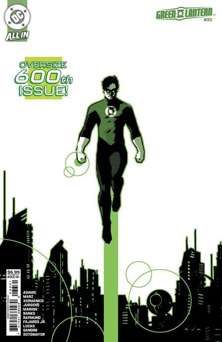 GREEN LANTERN #33 CVR C DAVID AJA CARD STOCK VAR #600