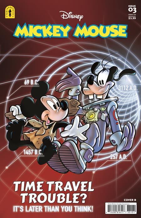 MICKEY MOUSE LEGACY #333 RIPPLES IN TIME PART 2 CVR B GIORGIO CAVAZZANO VAR (OF 2)