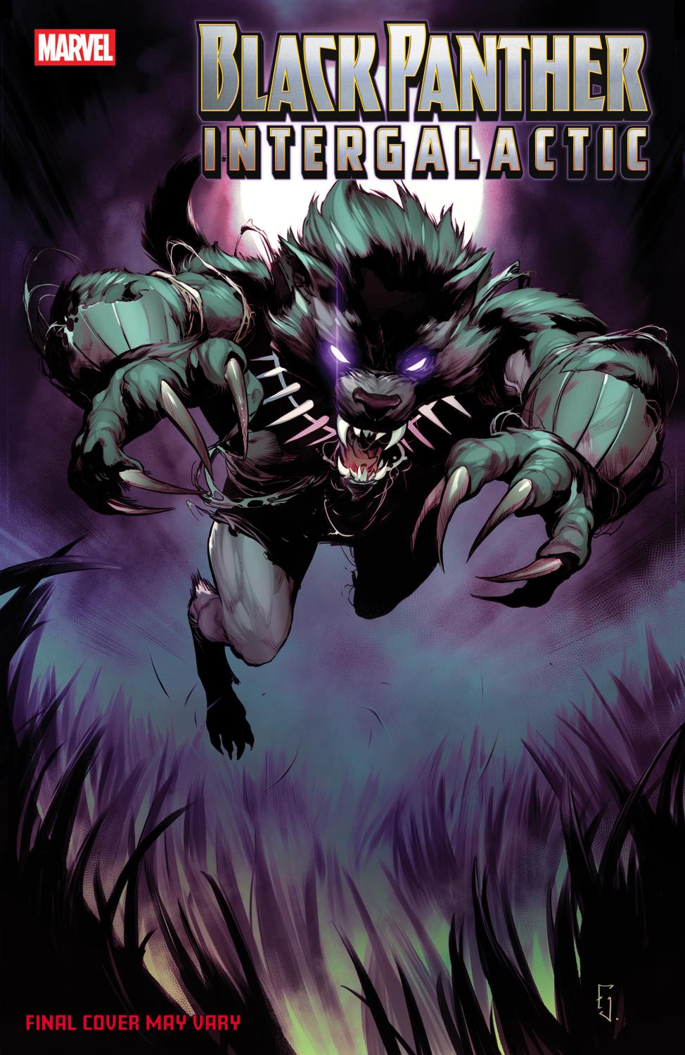 BLACK PANTHER INTERGALACTIC #4 JUAN FRIGERI MARVEL MONSTER VAR CVR B