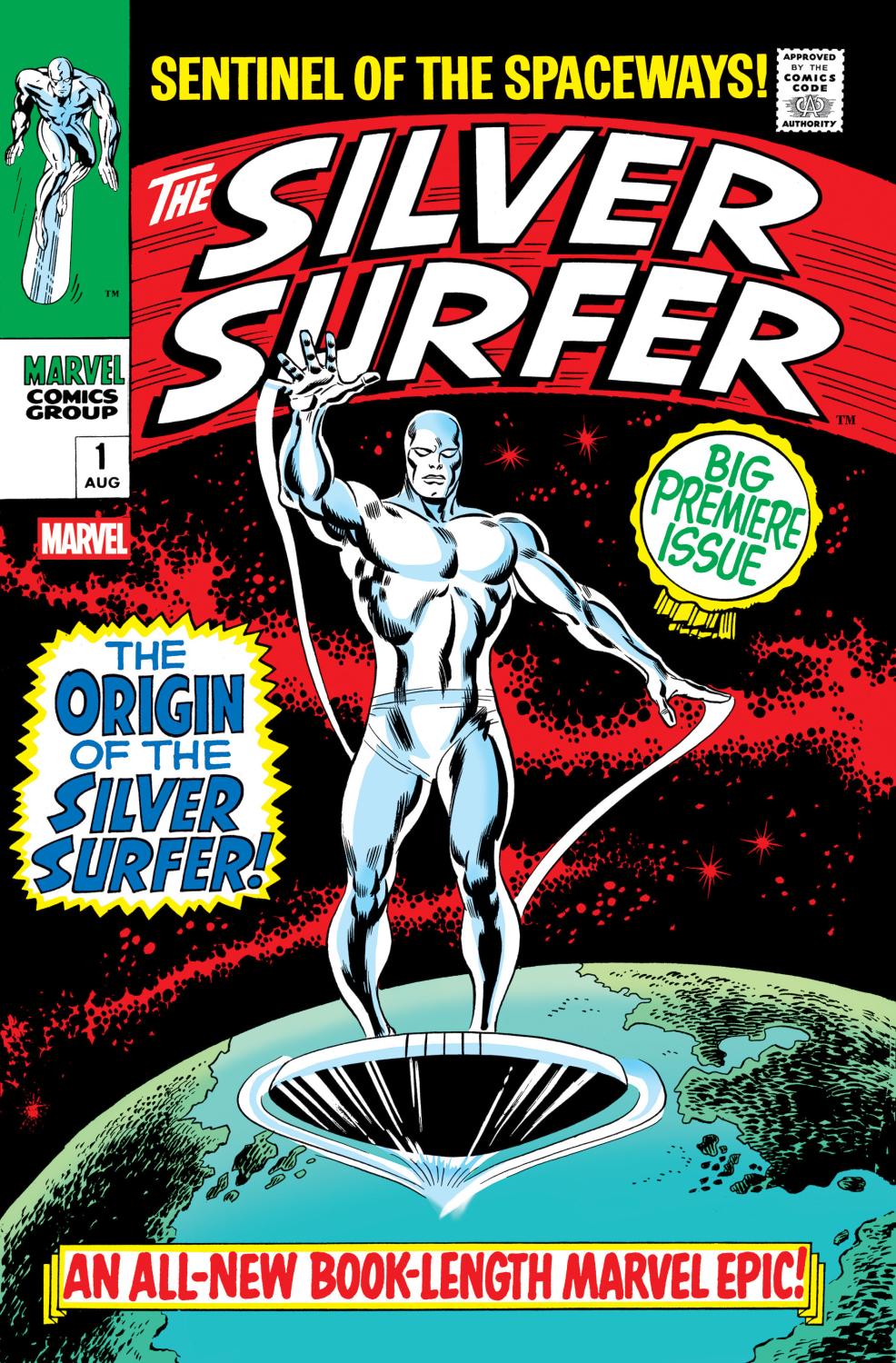 SILVER SURFER #1 FACSIMILE EDITION FOIL VAR CVR B