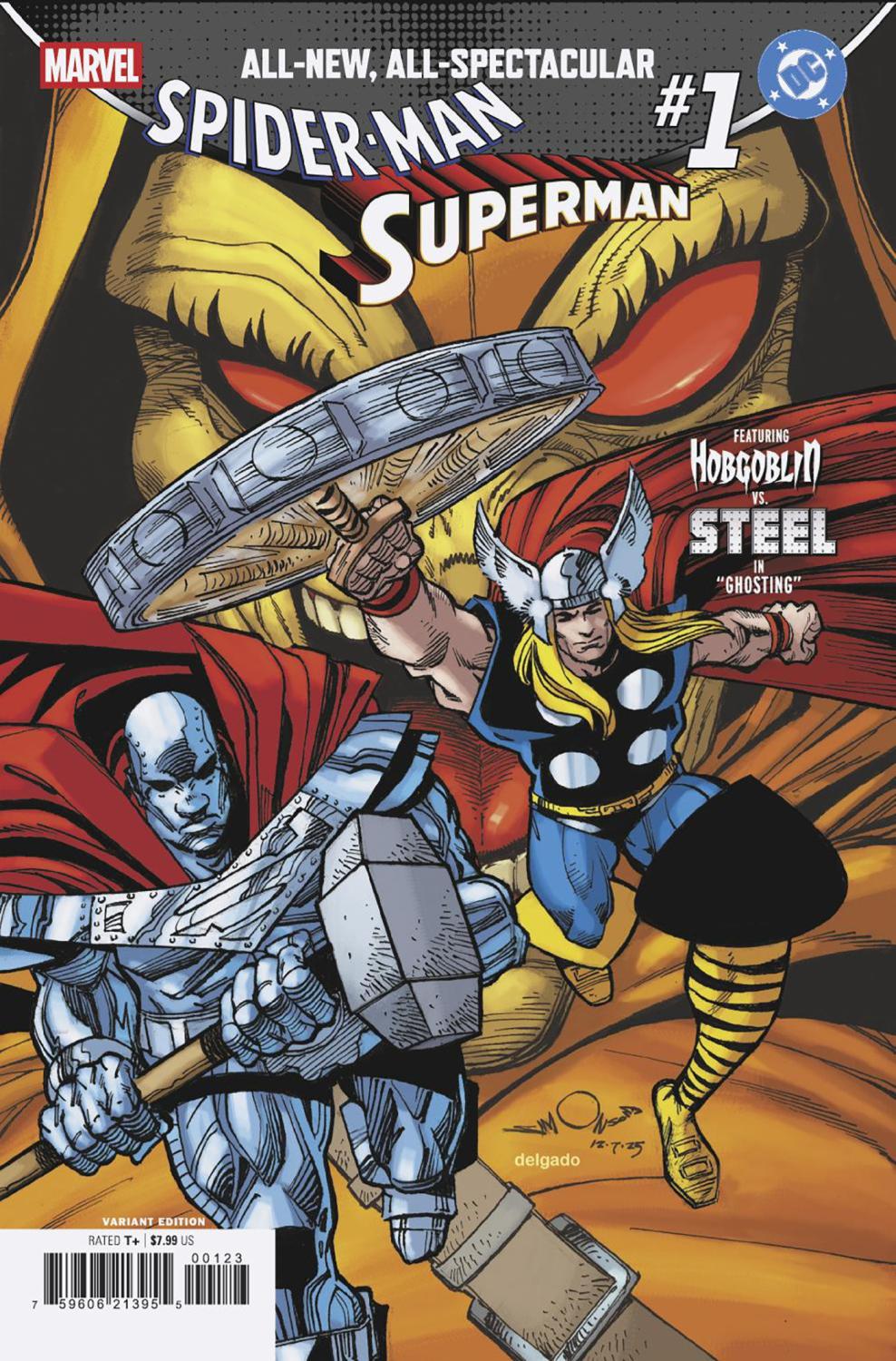 MARVEL DC SPIDER-MAN SUPERMAN #1 WALT SIMONSON VAR CVR B