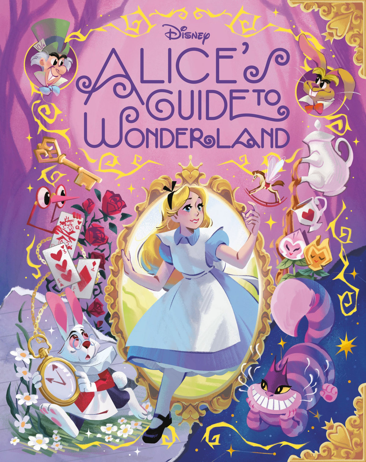 ALICES GUIDE TO WONDERLAND DISNEY ALICE IN WONDERLAND HC