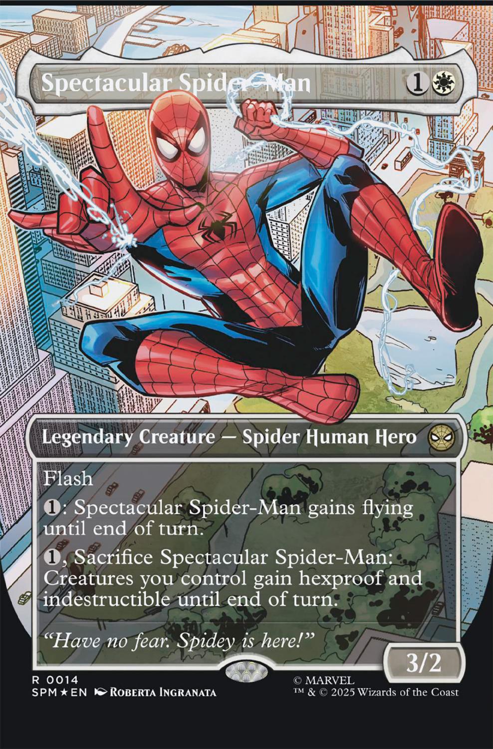 AMAZING SPIDER-MAN #28 ROBERTA INGRANATA MAGIC THE GATHERING VAR CVR D