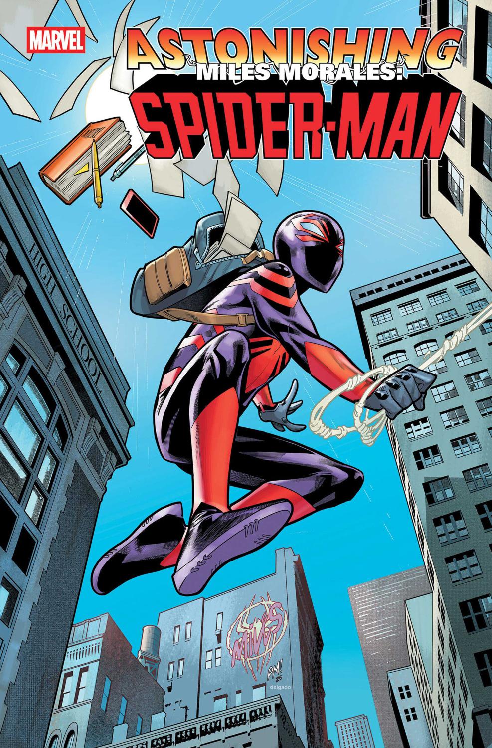 ASTONISHING MILES MORALES SPIDER-MAN THE ART OF THWIP #1 PACO MEDINA VAR CVR B