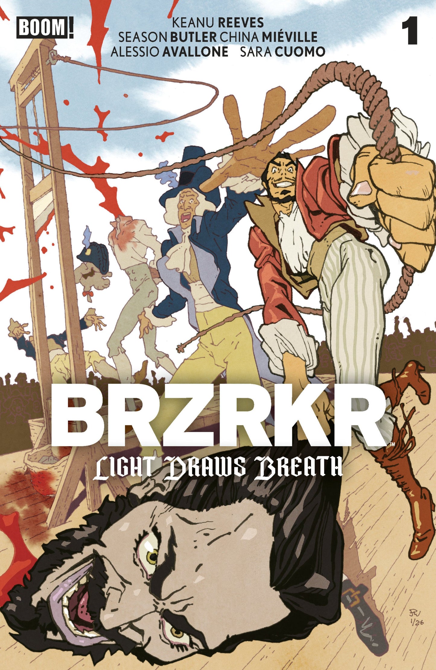 BRZRKR LIGHT DRAWS BREATH #1 D FOIL VAR DRESSED FOIL WIMBERLY CVR D