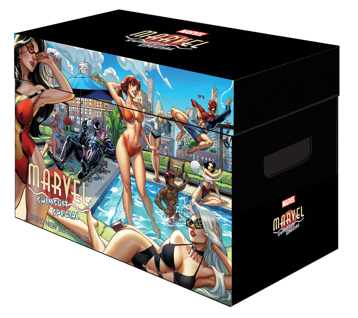 MARVEL GRAPHIC COMIC BOX MARVEL SWIMSUIT SPECIAL BUNDLES OF 5