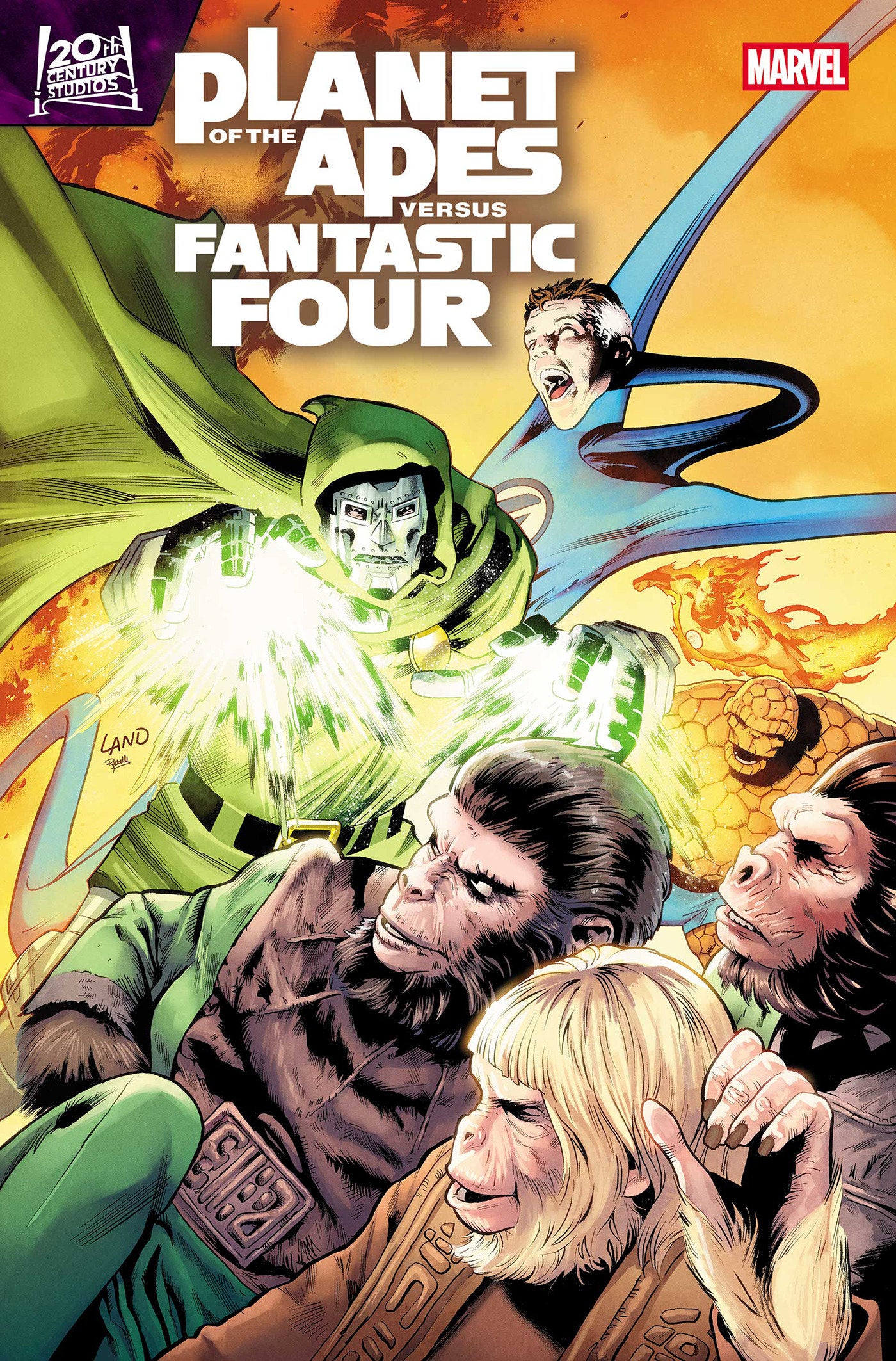 PLANET OF THE APES VS FANTASTIC FOUR #4 CVR A