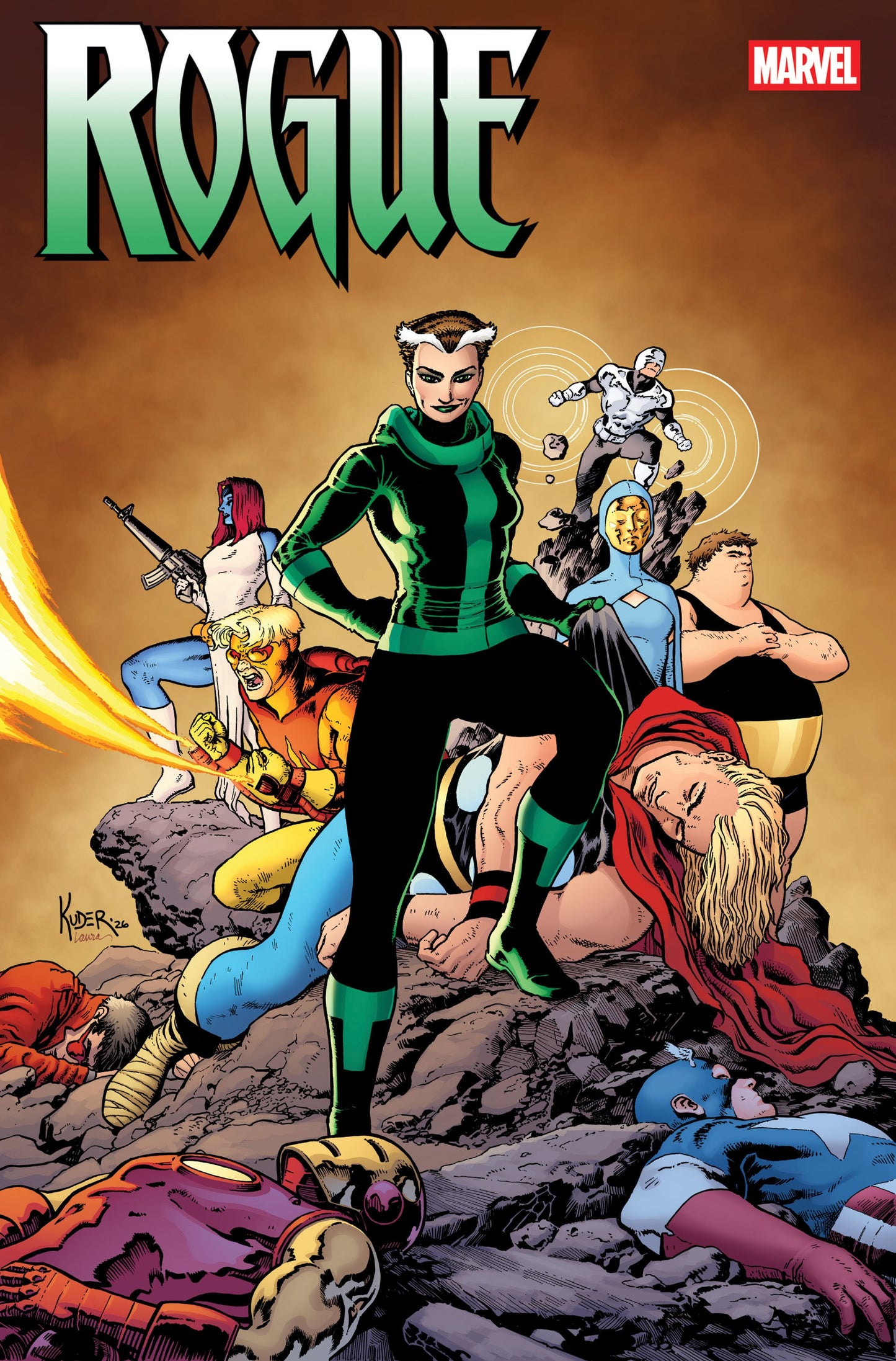 ROGUE #5 AARON KUDER VAR CVR B