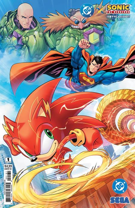 DC X SONIC THE HEDGEHOG THE METAL LEGION #1 CVR C SERG ACUNA CARD STOCK VAR (OF 5)