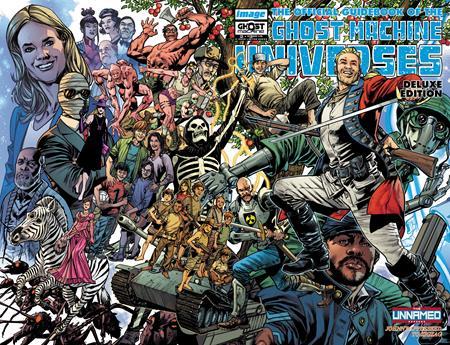 GHOST MACHINE THE OFFICIAL GUIDEBOOK #2 CVR B BRYAN HITCH & BRAD ANDERSON WRAPAROUND VAR (OF 5)