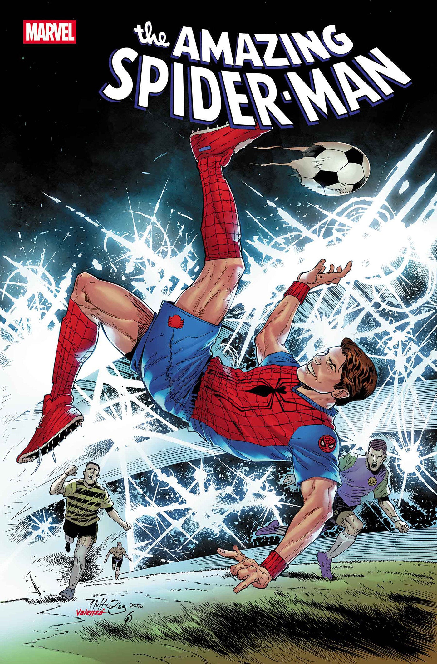 AMAZING SPIDER-MAN #30 NETHO DIAZ MARVEL SOCCER VAR CVR D