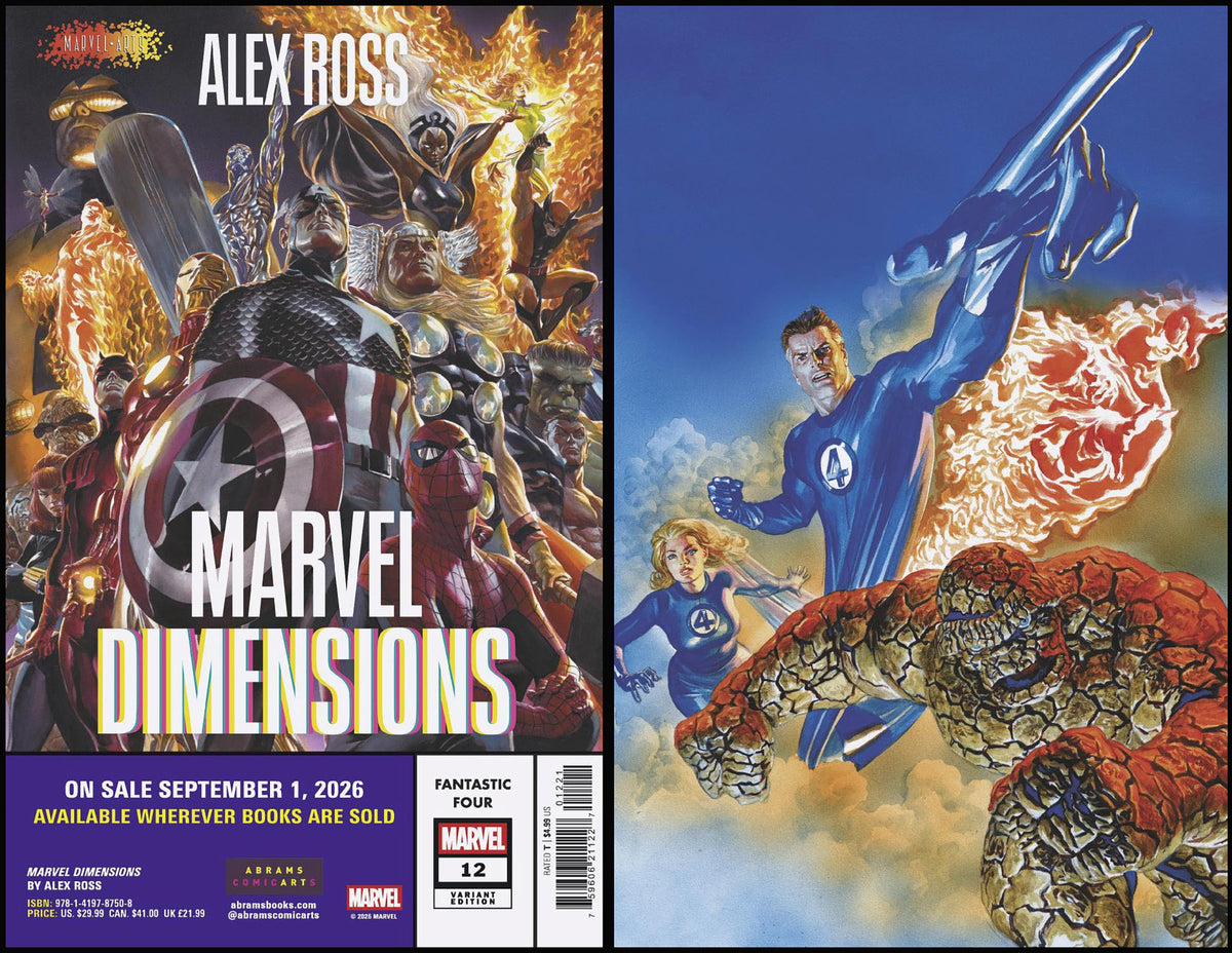 FANTASTIC FOUR #12 ALEX ROSS MARVEL DIMENSIONS VAR CVR B