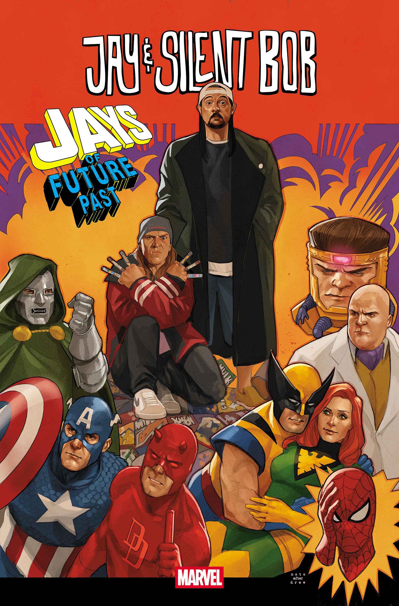 JAY AND SILENT BOB JAYS OF FUTURE PAST #1 PHIL NOTO HOMAGE VAR CVR C