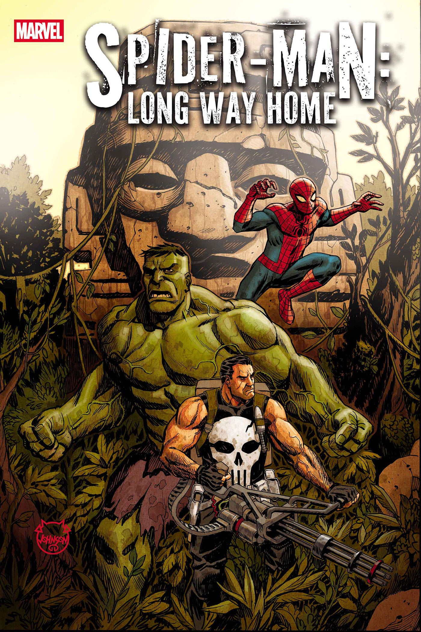 SPIDER-MAN LONG WAY HOME #1 DAVE JOHNSON FOIL VAR CVR B