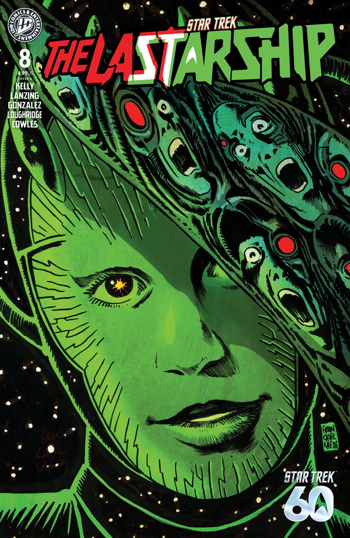 STAR TREK THE LAST STARSHIP #8 COVER A FRANCAVILLA CVR A