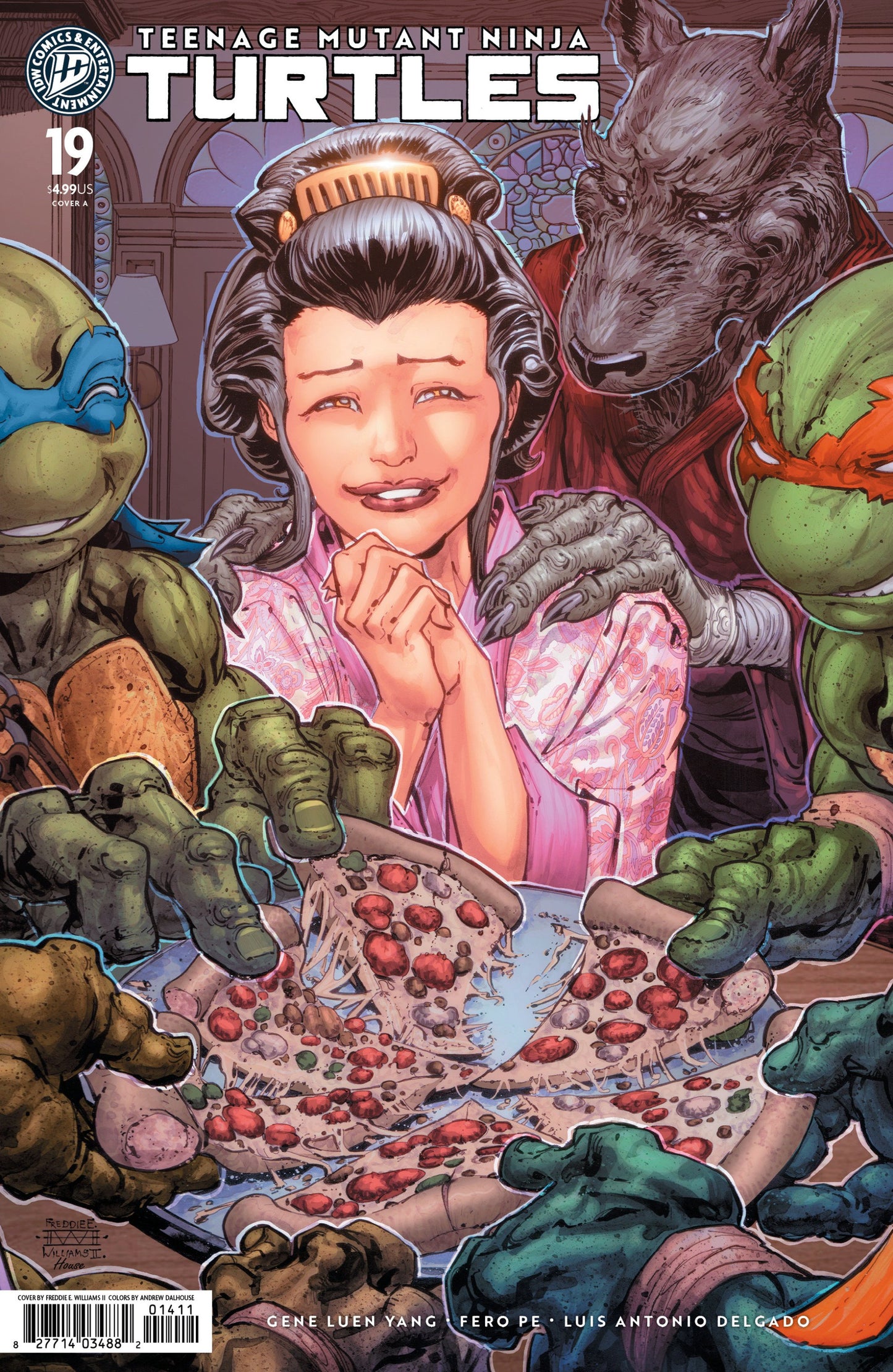 TEENAGE MUTANT NINJA TURTLES #19 COVER A WILLIAMS II CVR A