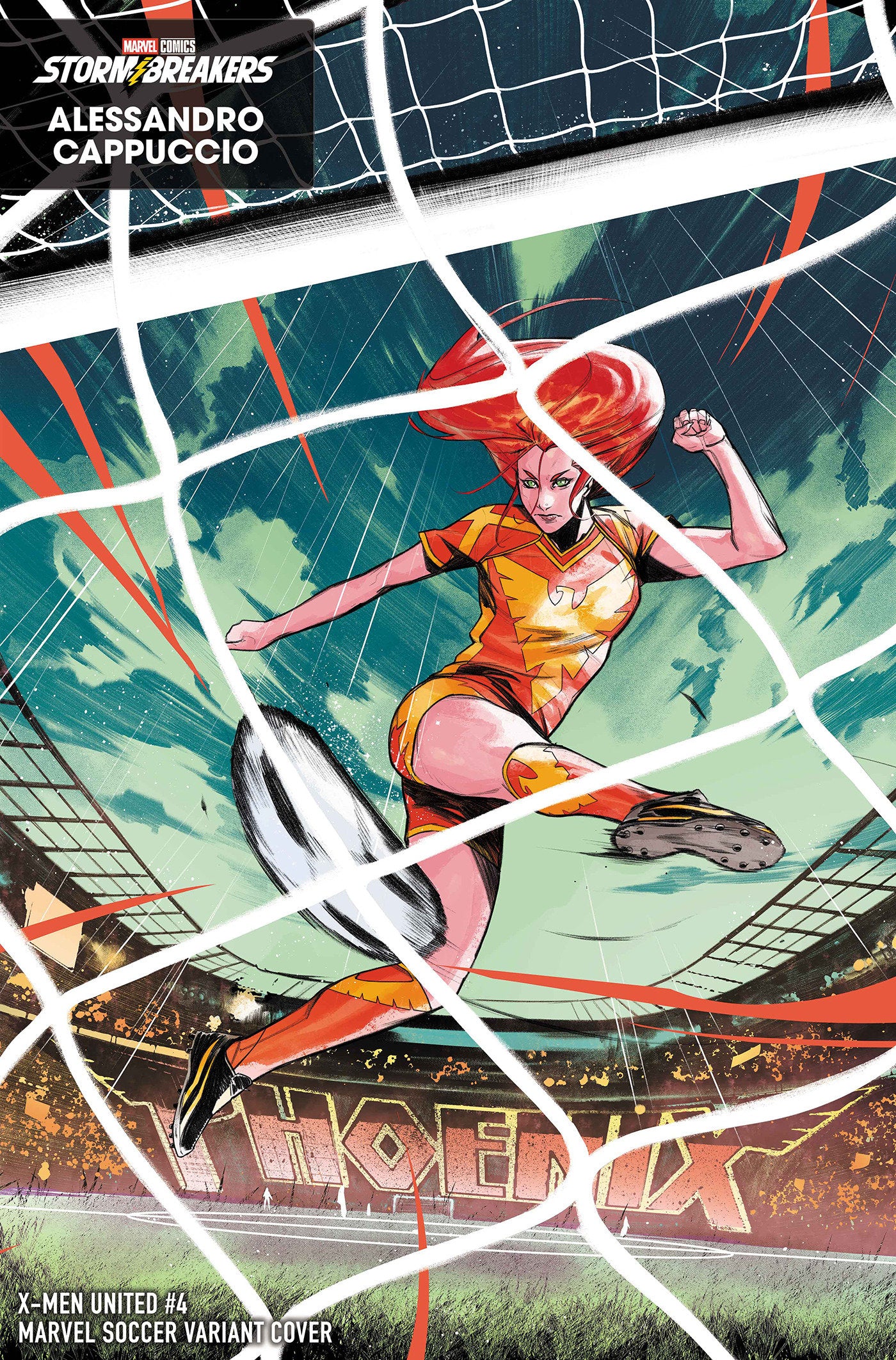 X-MEN UNITED #4 ALESSANDRO CAPPUCCIO MARVEL SOCCER VAR CVR E