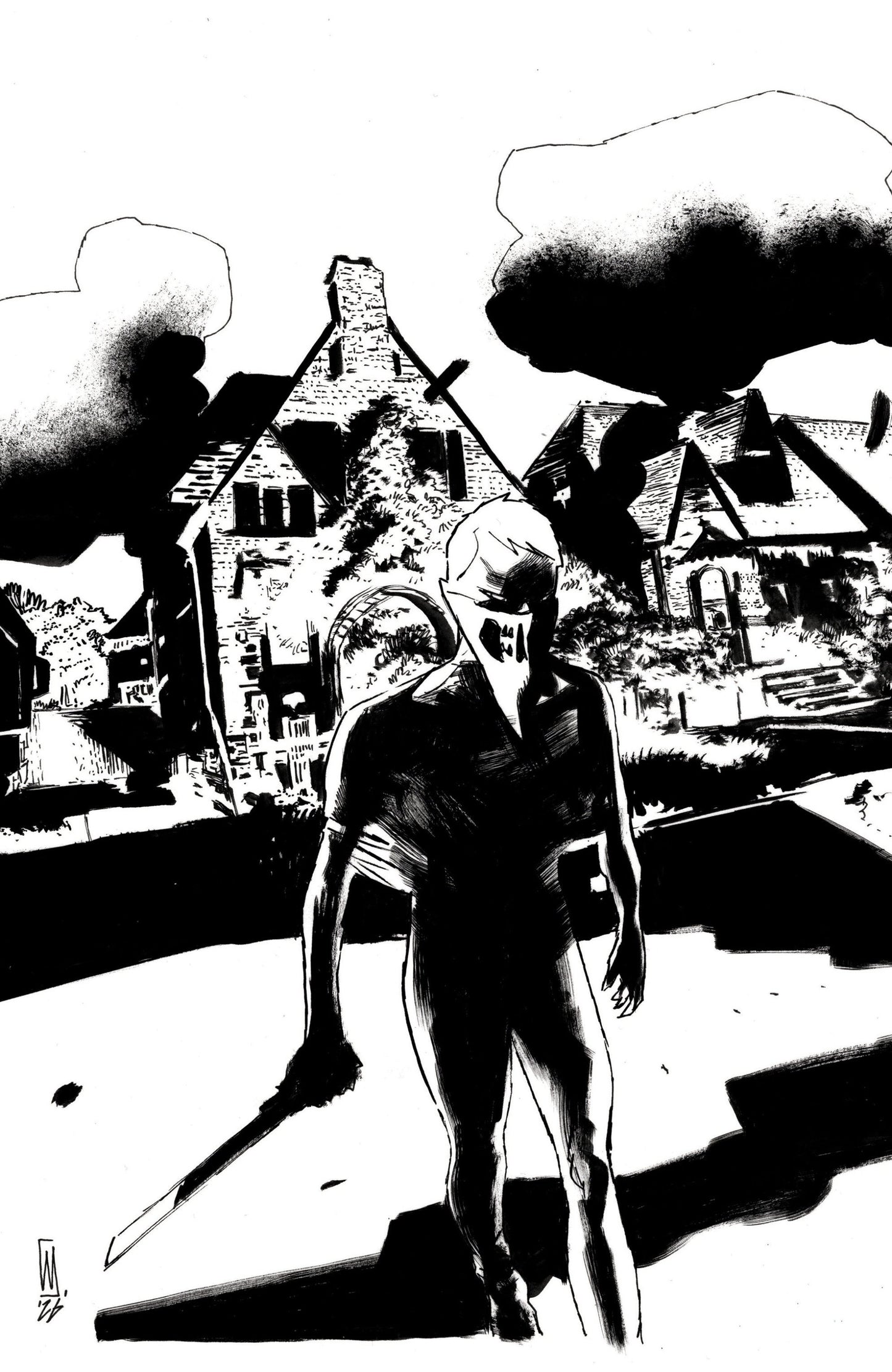 FALL OF THE HOUSE OF SLAUGHTER #2 C 1:10 INCV FULL ART DELLEDERA CVR C 1:10 INCV 1:10 INCV