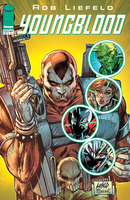 YOUNGBLOOD #100 CVR O ROB LIEFELD AND TODD MCFARLANE IMAGE VAR