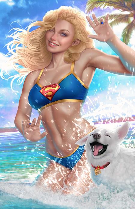 SUPERGIRL #15 CVR E ARIEL DIAZ SWIMSUIT CARD STOCK VAR THE REIGN OF THE SUPERBOYS