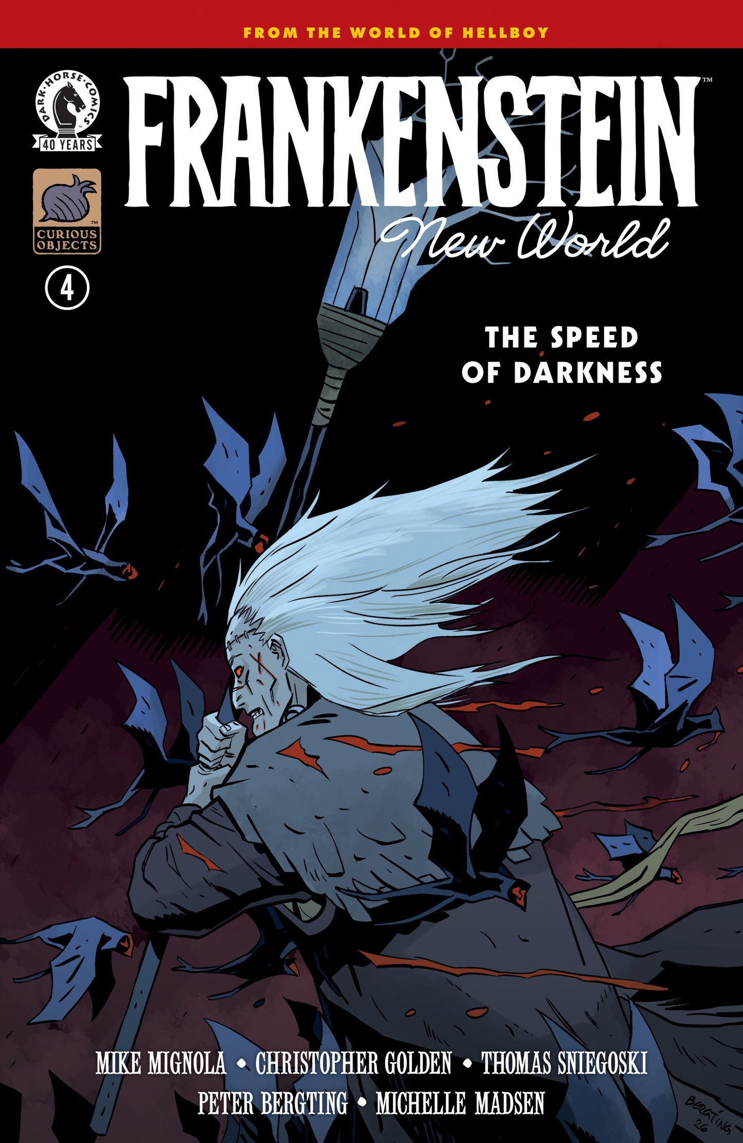 FRANKENSTEIN NEW WORLD--THE SPEED OF DARKNESS #4 CVR A PETER BERGTING